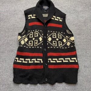 Pendleton the original westerly sweater vest lambswool blend size xl!
